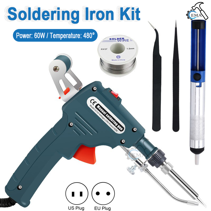 Industrial Laser Soldering Iron - Pistola de solda automática 110v/220v 60w