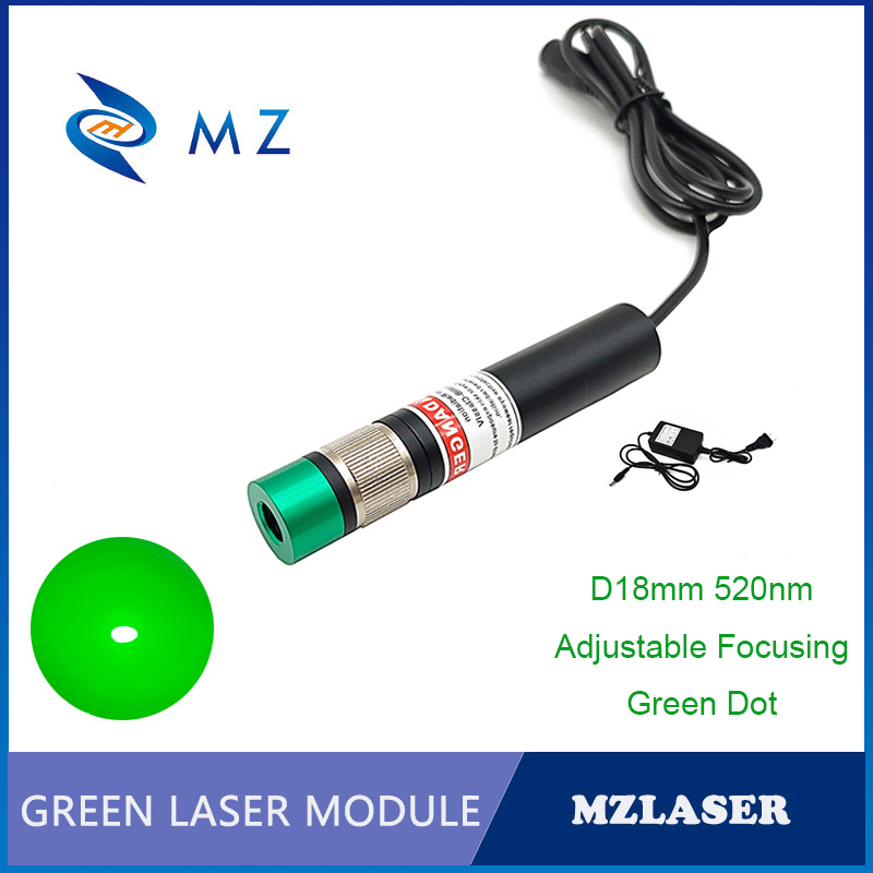 Industrial Laser Supply - Módulo Laser Verde de Ponto Alto