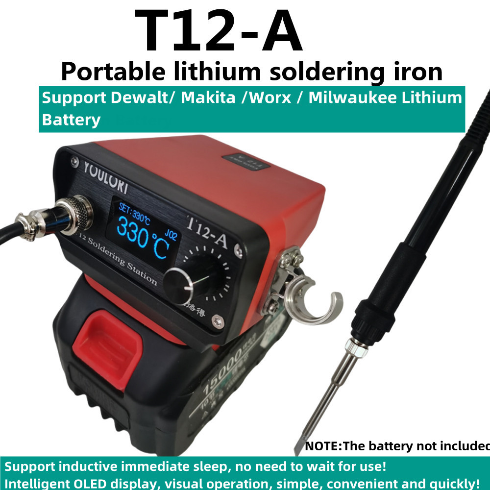 Industrial Laser Soldering Iron - Youlort t12 estação de solda sem