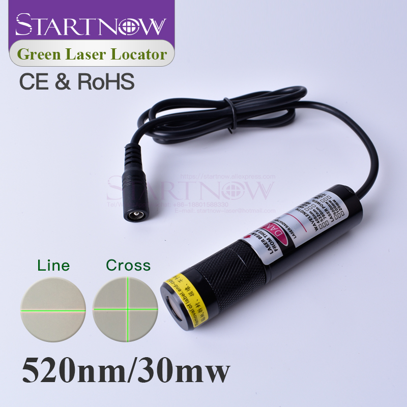 Módulo Laser Verde 520nm 30mW  - Industrial Green Laser Pointer avaliação e preço