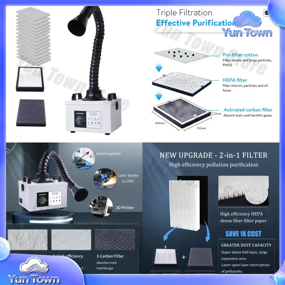 Purificador de Fumaça a Laser  - Industrial Laser Fume Extractor avaliação e preço