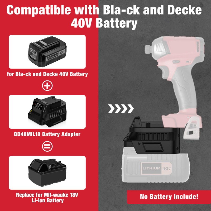 Adaptador de Bateria para Ferr - Black+Decker Tool Cordless avaliação e preço