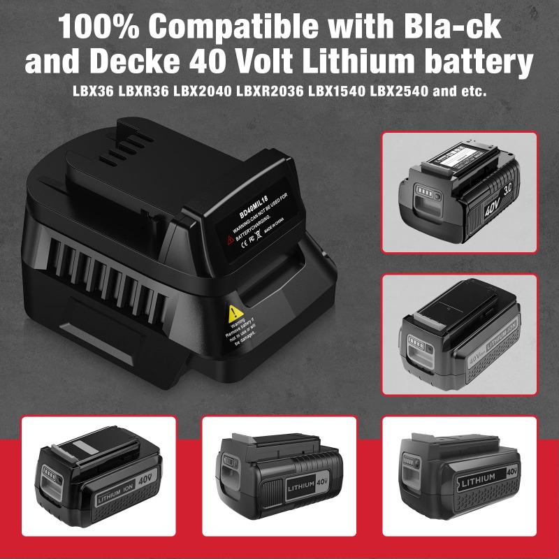 Adaptador de Bateria para Ferr - Black+Decker Tool Cordless avaliação e preço