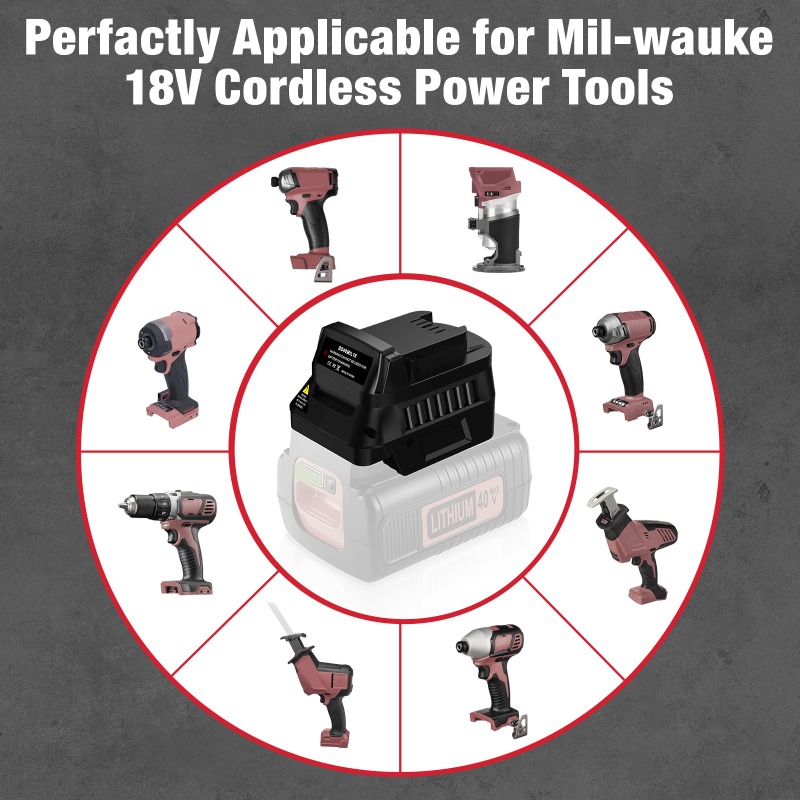 Adaptador de Bateria para Ferr - Black+Decker Tool Cordless avaliação e preço