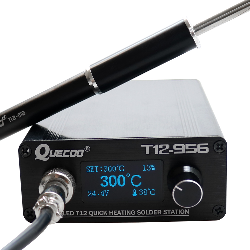 QUECOO-T12-956 Estação De Sold - Industrial Laser Soldering Iron avaliação e preço